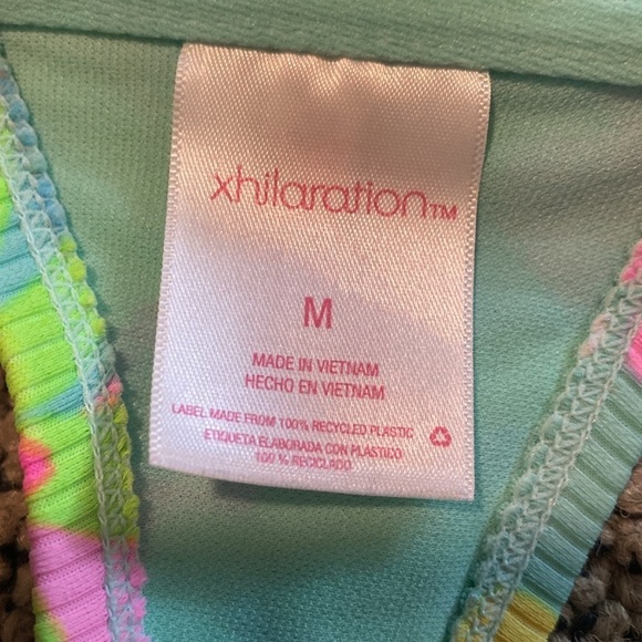 NWOT Xhilaration Floral Bikini Top Size Medium - Picture 5 of 5